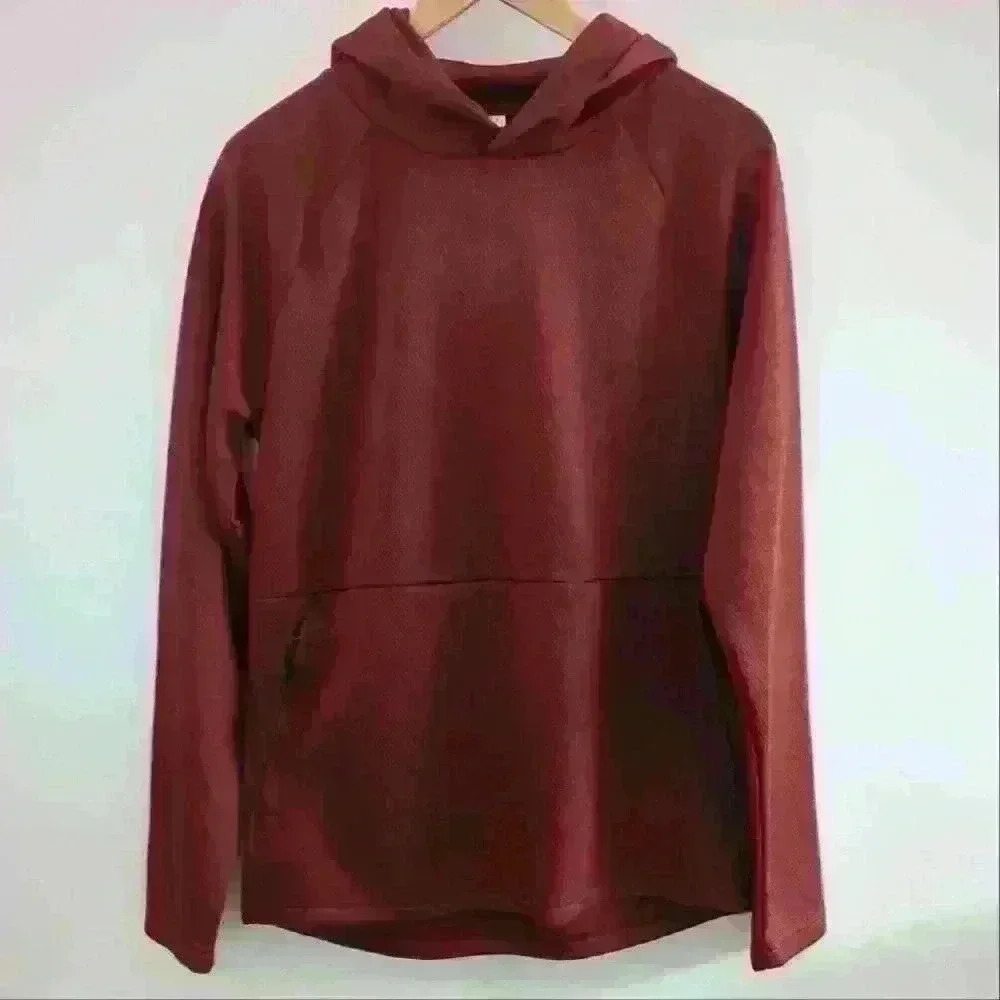STYLUS | Men's Roanoke Red Mesh Long Sleeved Hoodie